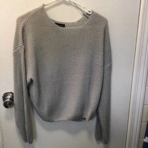 Grey Knit Sweater